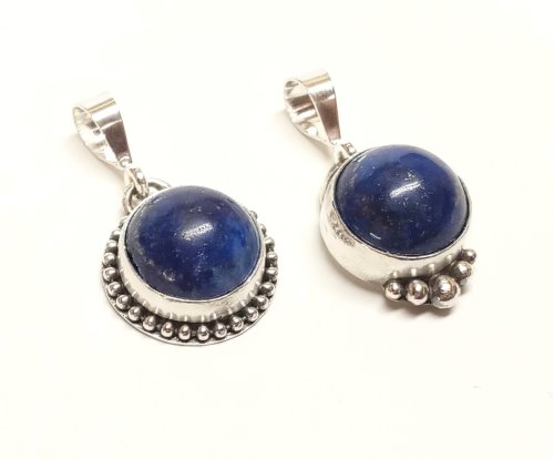 Judy Larson's Split Bead Earrings - , Contemporary Wire Jewelry, Filing, Finishing, , sanding, filing, polishing, stones in the pendant bezels.
